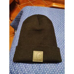 🆕Carhartt Men's Black Imported Cotton Tonal Patch Beanie Watch Hat